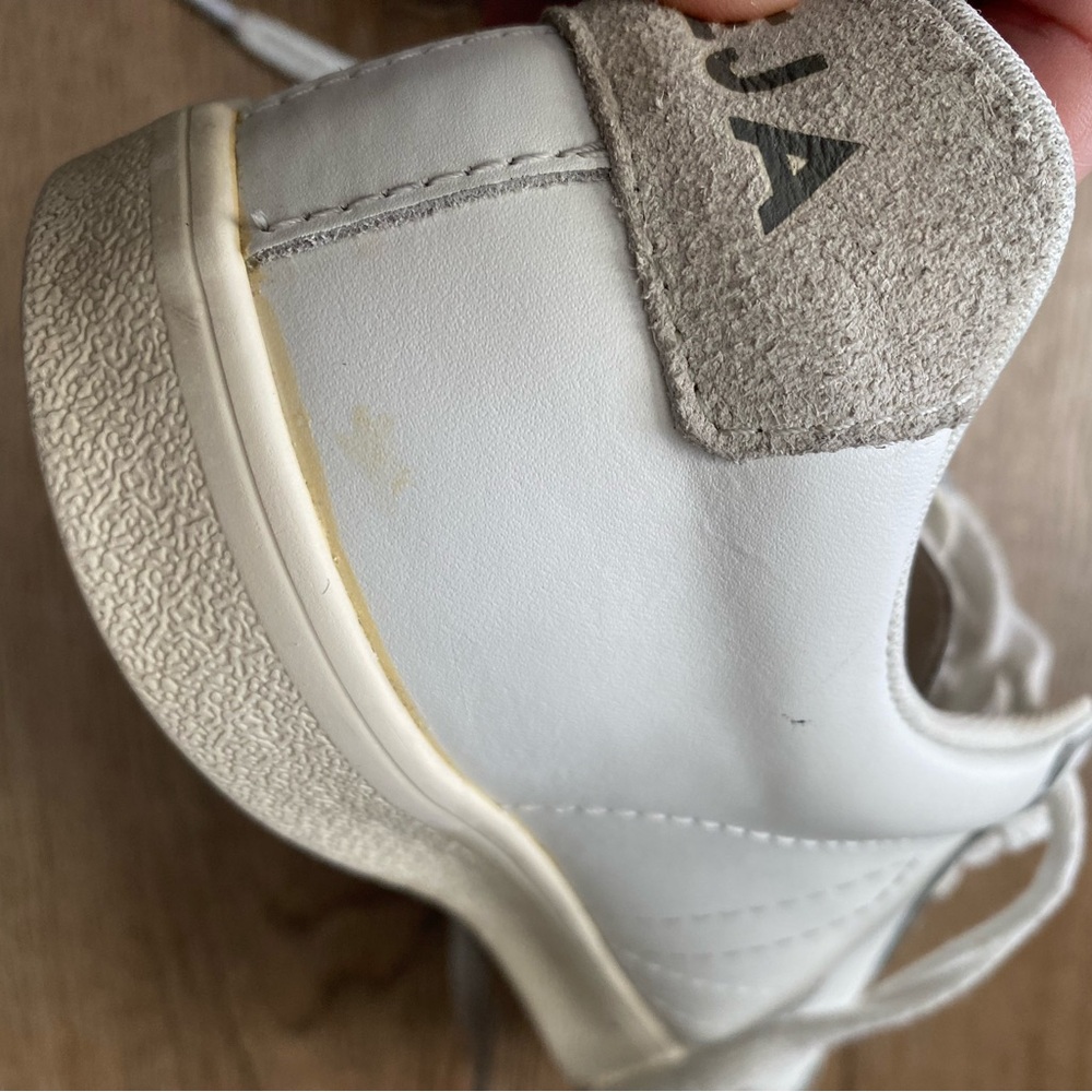 Veja Classic White Lace-Up Sneakers - Picture 8 of 11